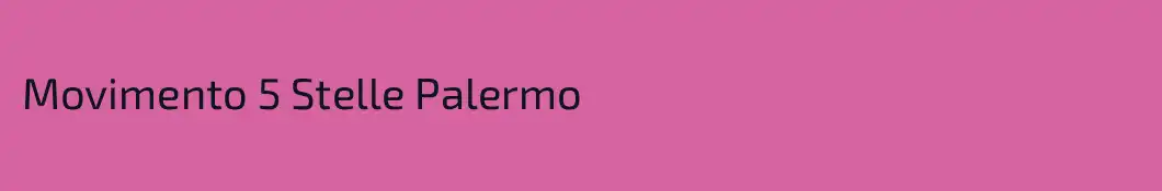 Movimento 5 Stelle Palermo